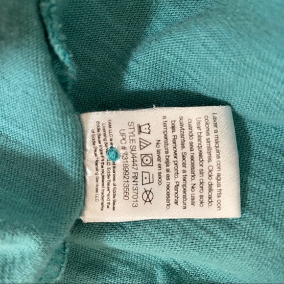 Eddie Bauer Green Peasant Top Size XXL - Picture 8 of 8